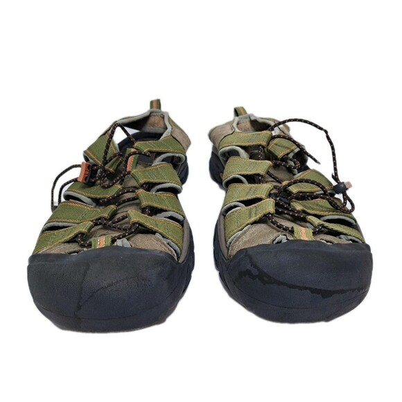 KEEN Newport H2 Sandals Mens 9 Closed Toe Sport Outdoor Hiking Green Fishing - Picture 2 of 10